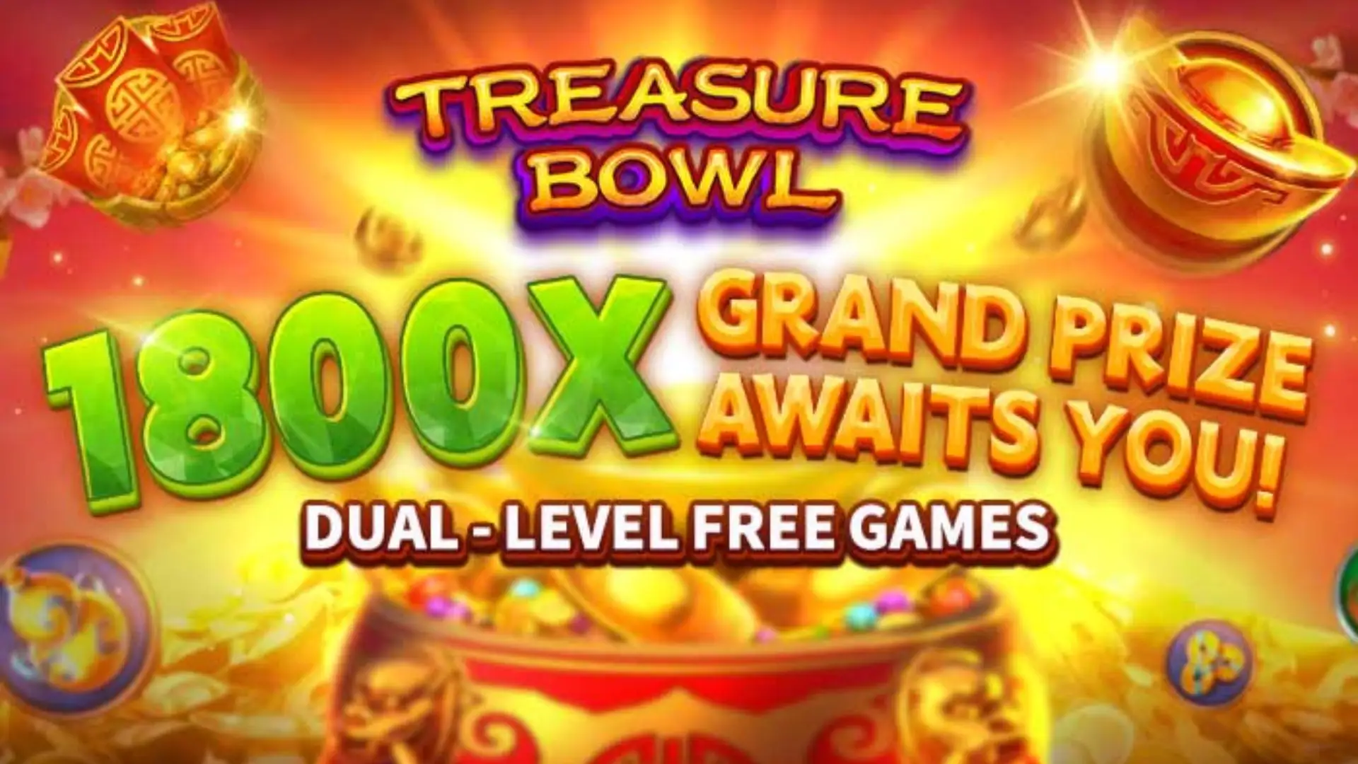 Multiplicadores Treasure Bowl sn88 - 7777x Máximo com Tigela Dourada